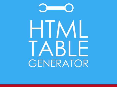 HTML Table Tool Creates HTML Code Automatically